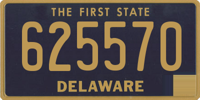 DE license plate 625570