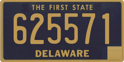 DE license plate 625571