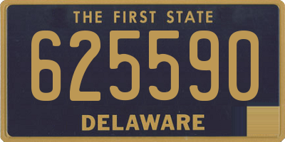 DE license plate 625590