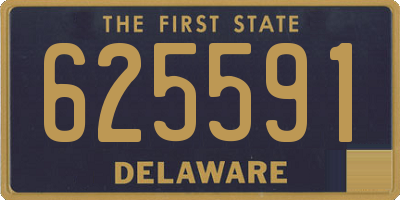 DE license plate 625591