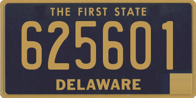 DE license plate 625601