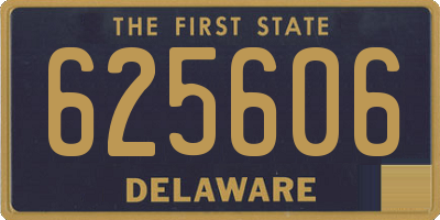 DE license plate 625606