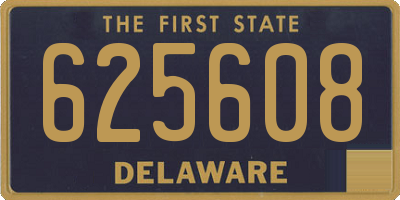 DE license plate 625608