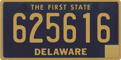 DE license plate 625616