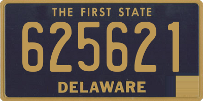 DE license plate 625621
