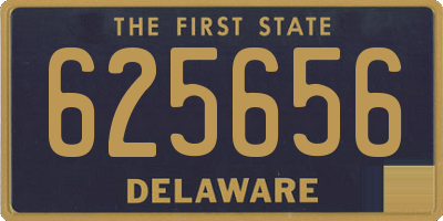 DE license plate 625656