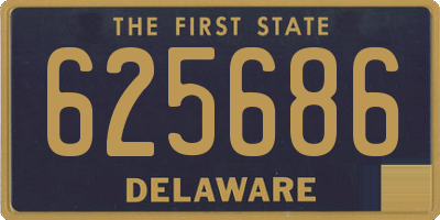 DE license plate 625686