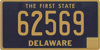 DE license plate 62569