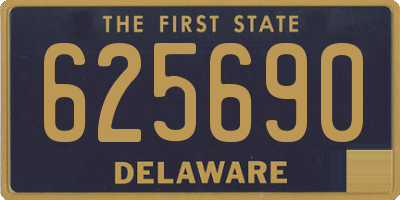 DE license plate 625690