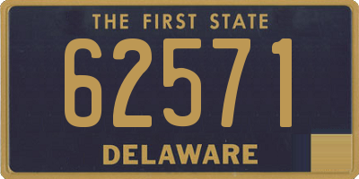 DE license plate 62571