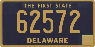 DE license plate 62572