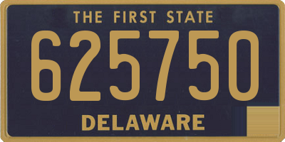 DE license plate 625750