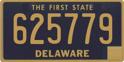 DE license plate 625779