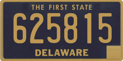DE license plate 625815