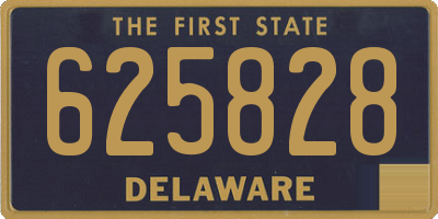 DE license plate 625828
