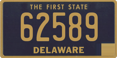 DE license plate 62589