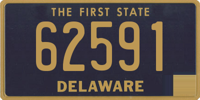 DE license plate 62591