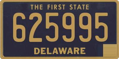DE license plate 625995