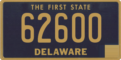 DE license plate 62600