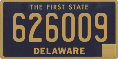 DE license plate 626009