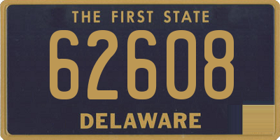 DE license plate 62608