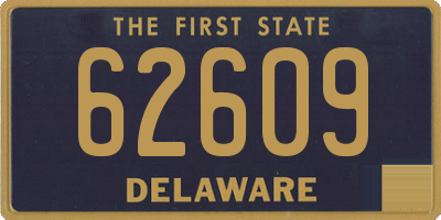 DE license plate 62609