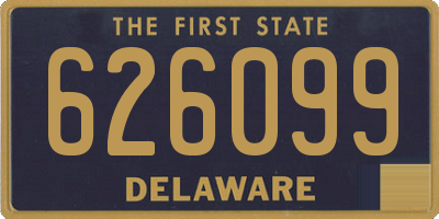 DE license plate 626099