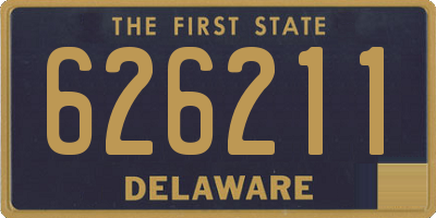 DE license plate 626211