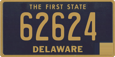 DE license plate 62624