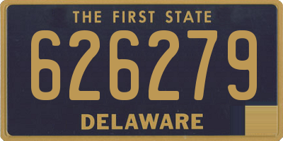 DE license plate 626279