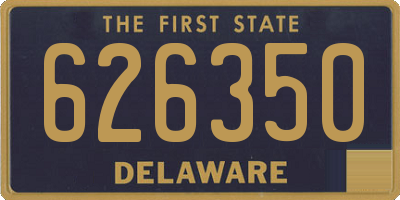 DE license plate 626350