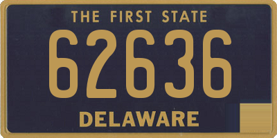 DE license plate 62636