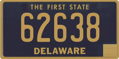 DE license plate 62638