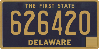 DE license plate 626420