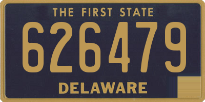 DE license plate 626479