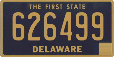 DE license plate 626499