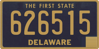 DE license plate 626515