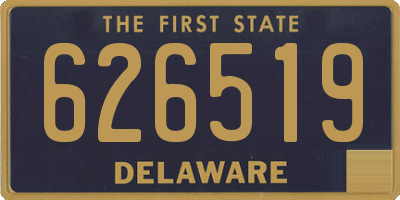 DE license plate 626519