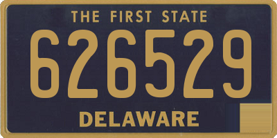 DE license plate 626529