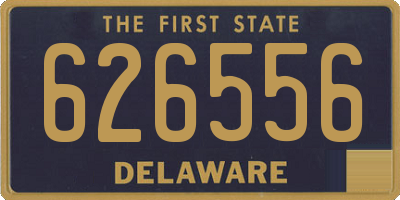 DE license plate 626556