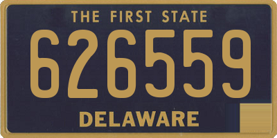 DE license plate 626559