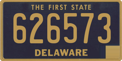 DE license plate 626573