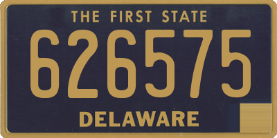 DE license plate 626575