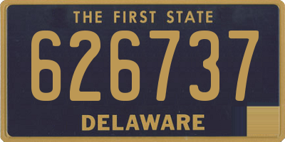DE license plate 626737