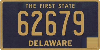 DE license plate 62679