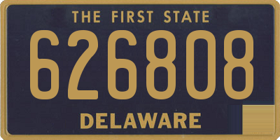 DE license plate 626808