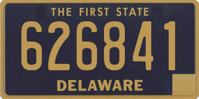 DE license plate 626841
