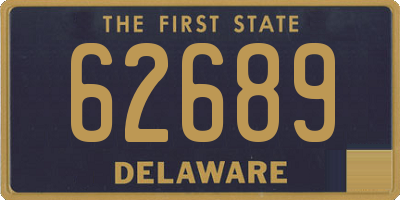 DE license plate 62689