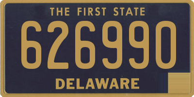 DE license plate 626990