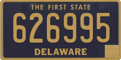 DE license plate 626995